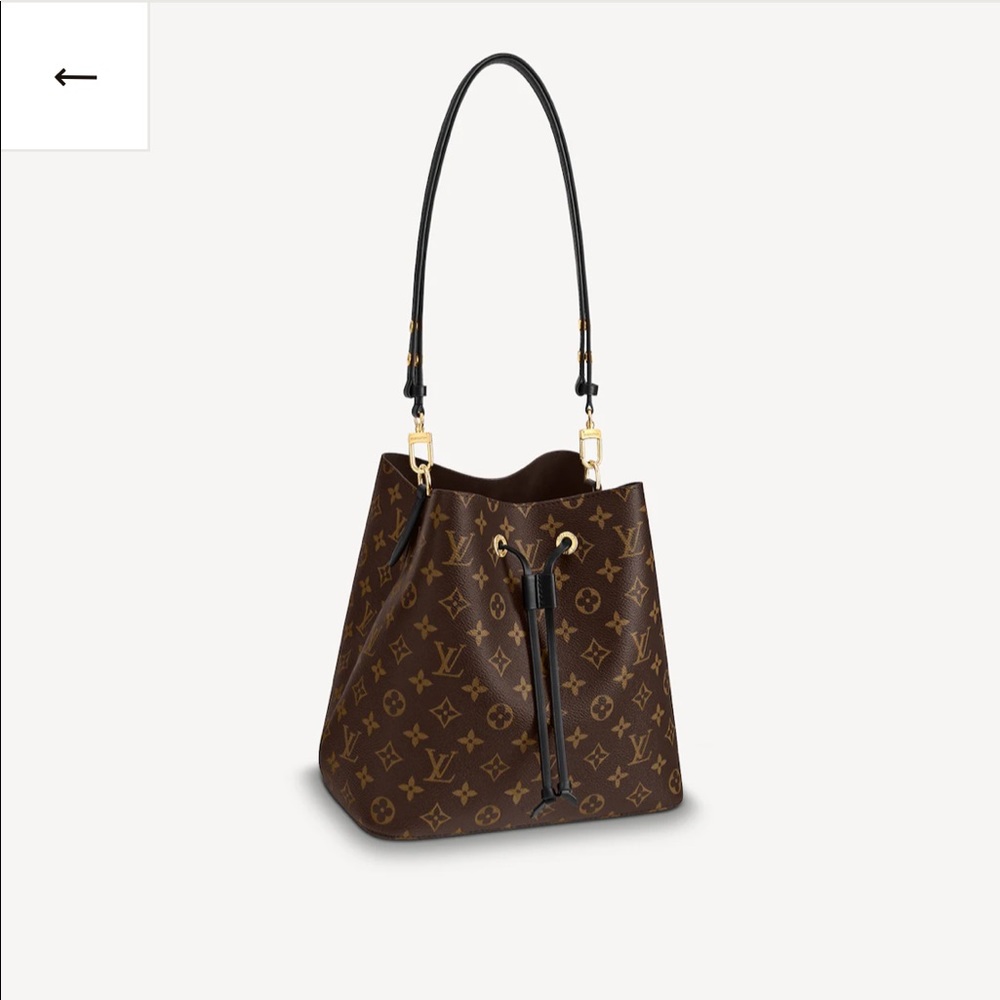 AUTHENTIC!! Louis Vuitton Neonoe MM Monogram in Black